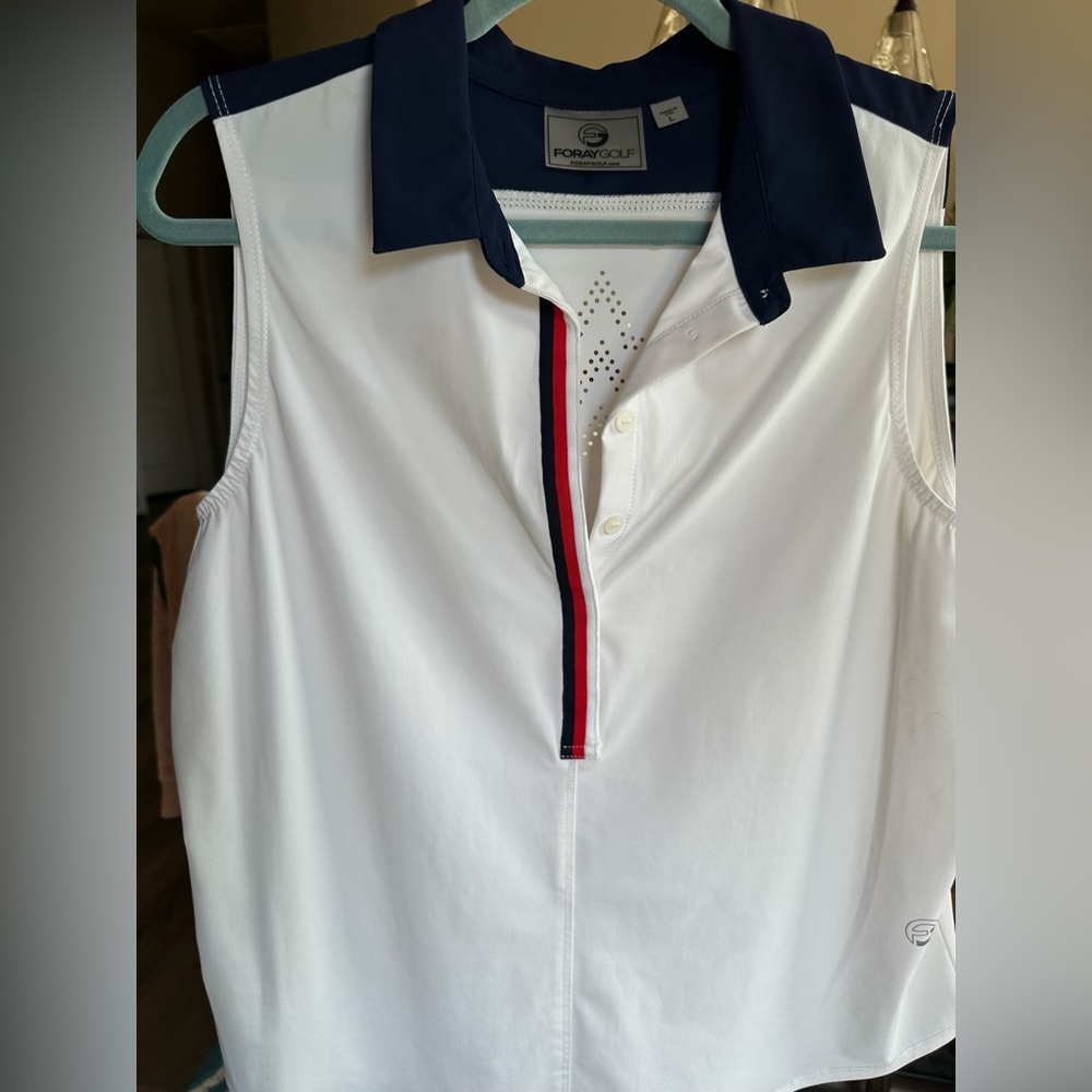Foray Golf America Star Stripe Skort and Top - Size L - Picture 4 of 12